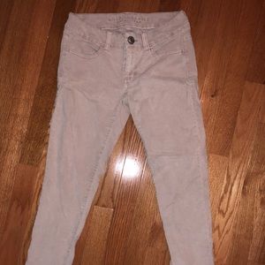 Cream velvet super soft stretch jegging